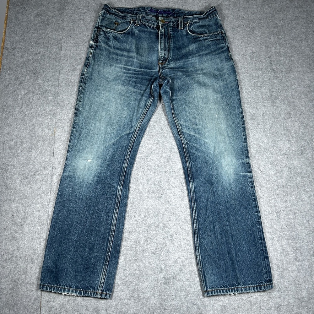 Vintage Robert Graham Yates Denim Jeans Mens 36(34x29) Medium Blue Wash Y2K